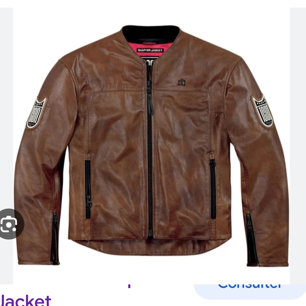 ICON One Thousand motorcycle leather jacket